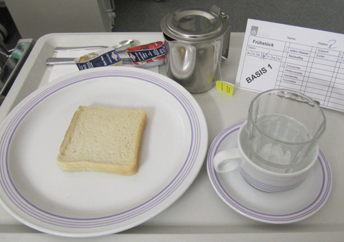 Frühstück im Krankenhaus